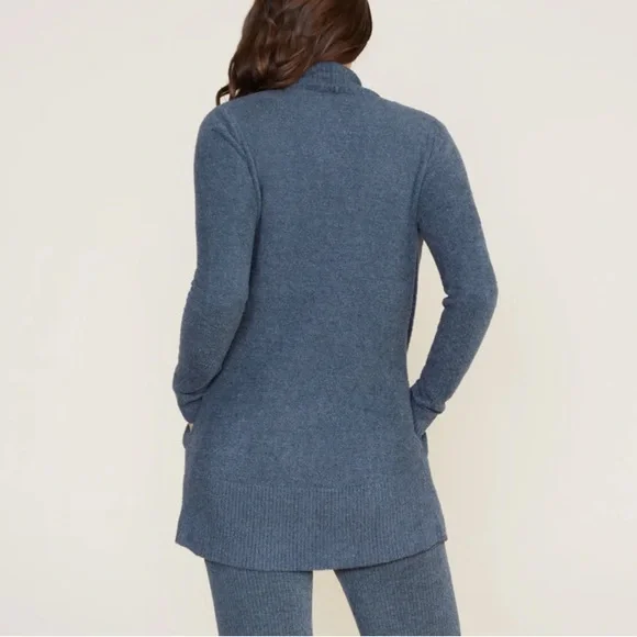 Barefoot Dreams Slate Blue Women's Cardigan - Picture 2 of 6